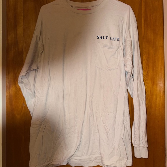 Salt Life Other - Salt Life Men’s Long Sleeve Pocket Tee - Pale Blue